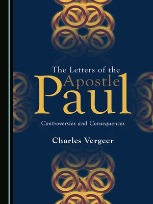 cover image of The Letters of the Apostle Paul